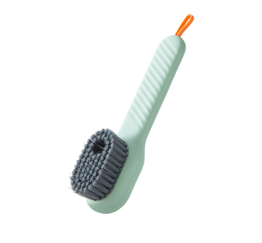 Cepillo para zapatos multifuncional, cepillo automático para ropa con relleno de líquido, tipo empuje para el hogar, cepillo para lavar ropa, cepillo para limpiar zapatos