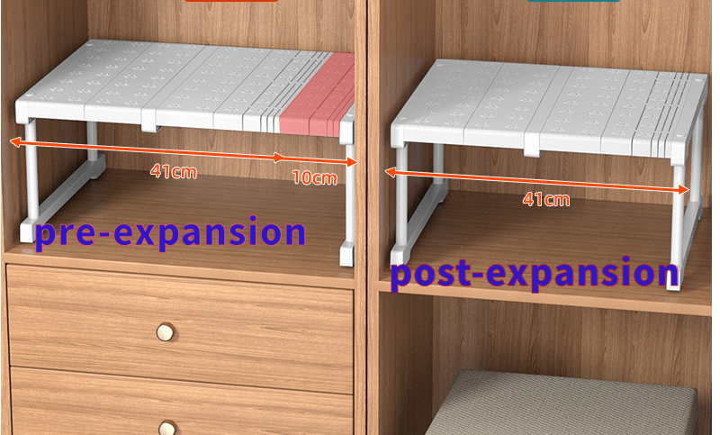 Closet Layered Dividers, Expandable Cabinet Compartments, Shelves, Under Cabinet Sink Layered Organizers, Storage