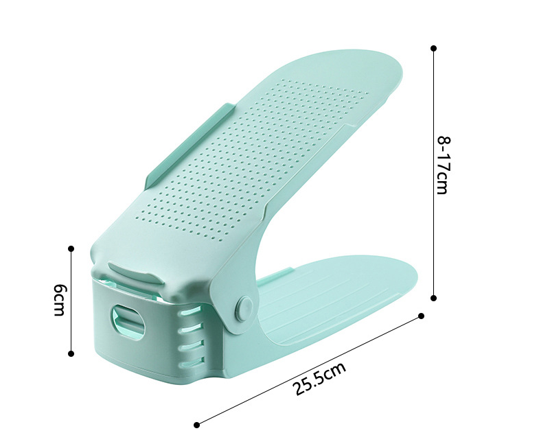 Adjustable Storage Double Thickened Shoe Rack, Layered Shoe Tray, Household Dormitory Shoe Storage Rack, Shoe Cabinet Shelf