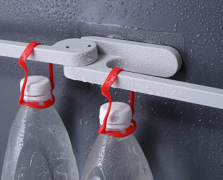Clothes rack organizer, balcony organizer, no-punch drying clothes rack, wall-mounted put clip hooks