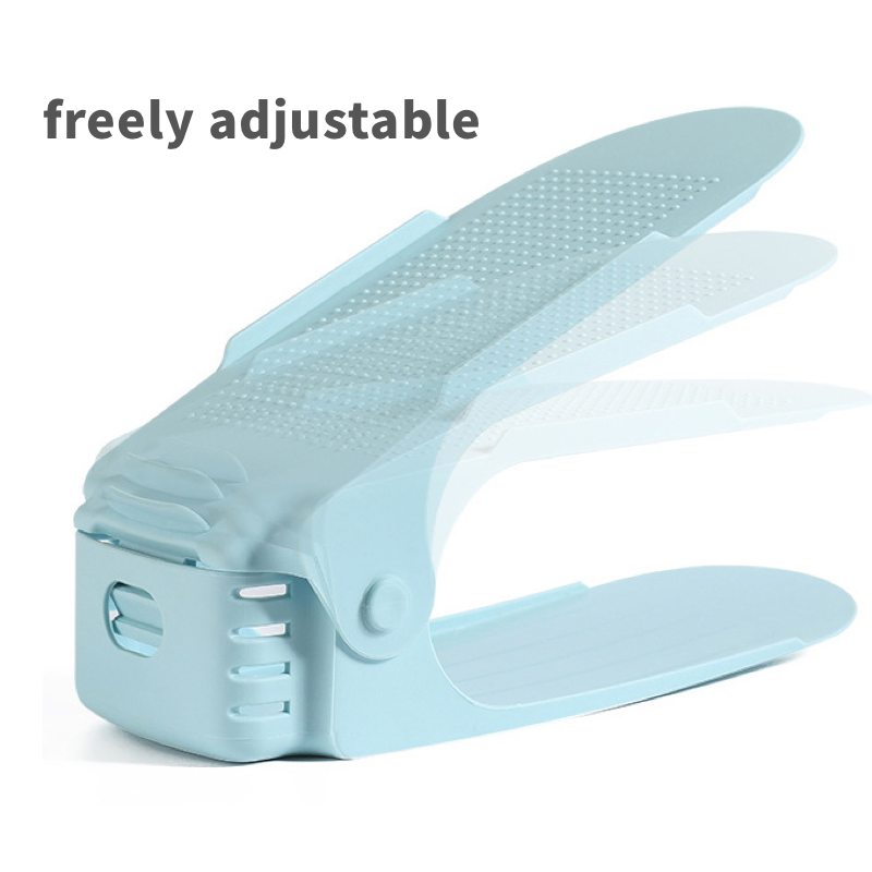Adjustable Storage Double Thickened Shoe Rack, Layered Shoe Tray, Household Dormitory Shoe Storage Rack, Shoe Cabinet Shelf