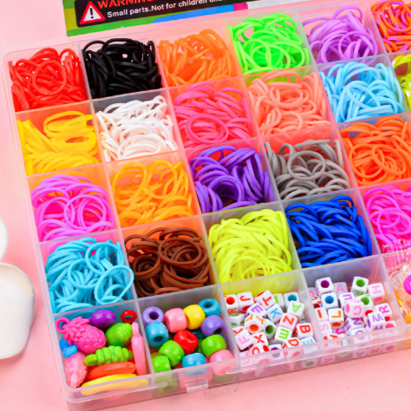 Bandas elásticas para niños, pulseras de goma