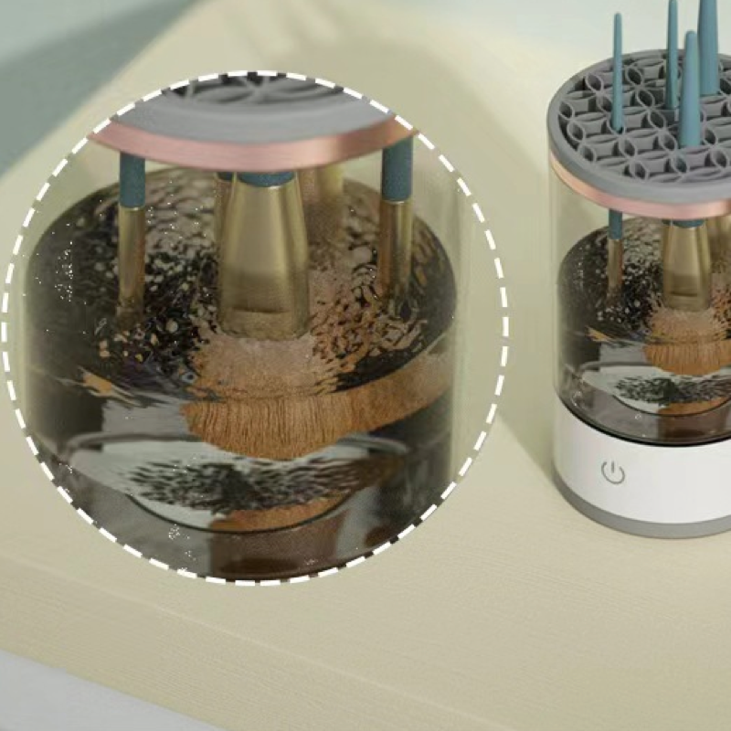 Automatic Makeup Brush Cleaner, Electric Wash & Dry Multifunctional Makeup Cleaner